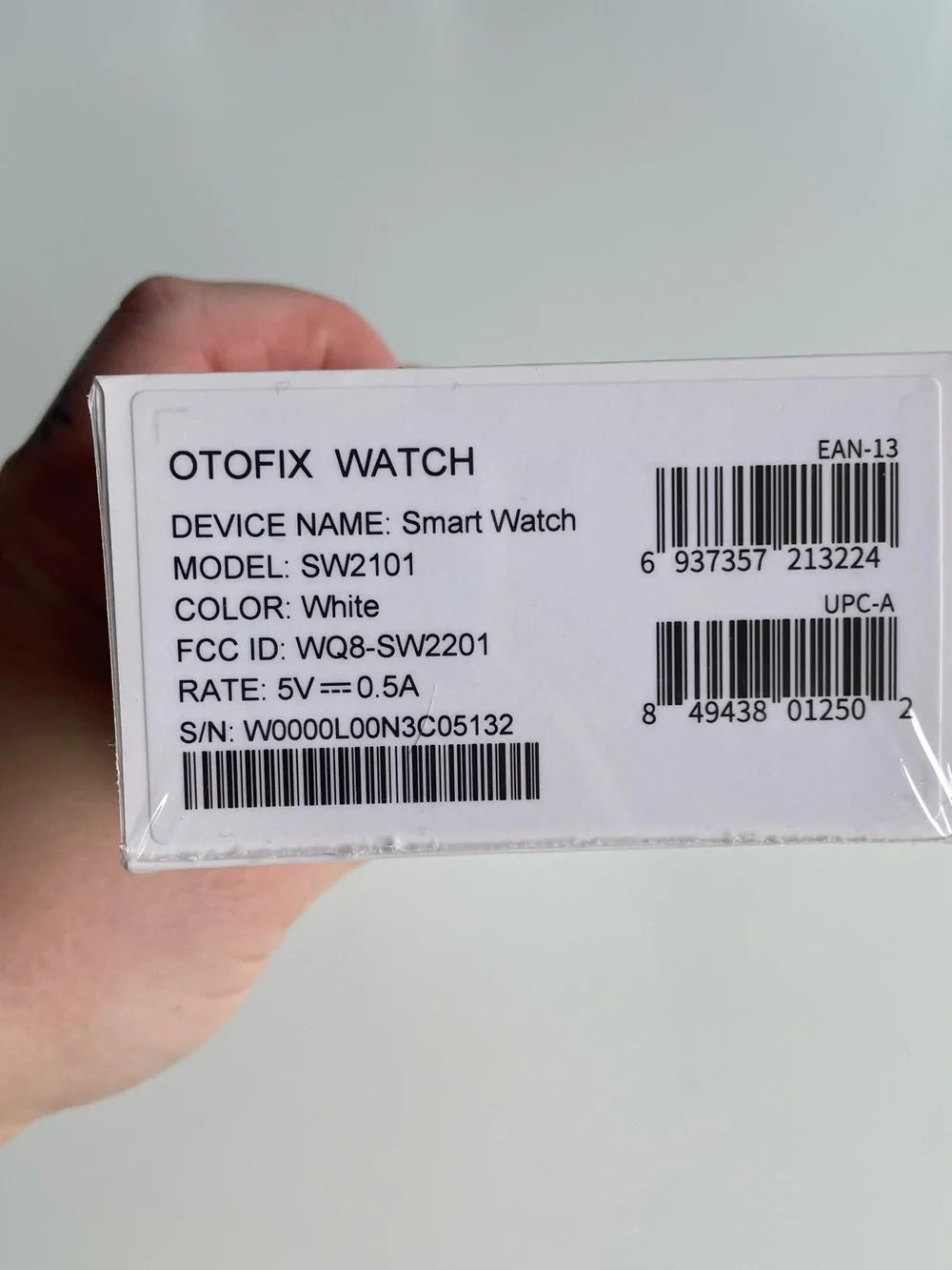OTOFIX Smart Watch Start Smart SW2101 White Bluetooth Fitness Watch NIB